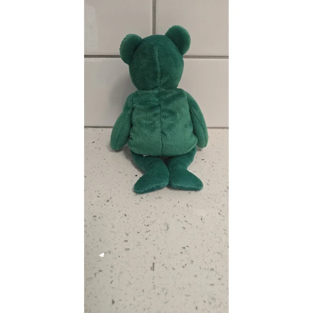 Ty Beanie Baby & Buddy Erin Irish St. Patrick's Day Bear‎ Plush Set